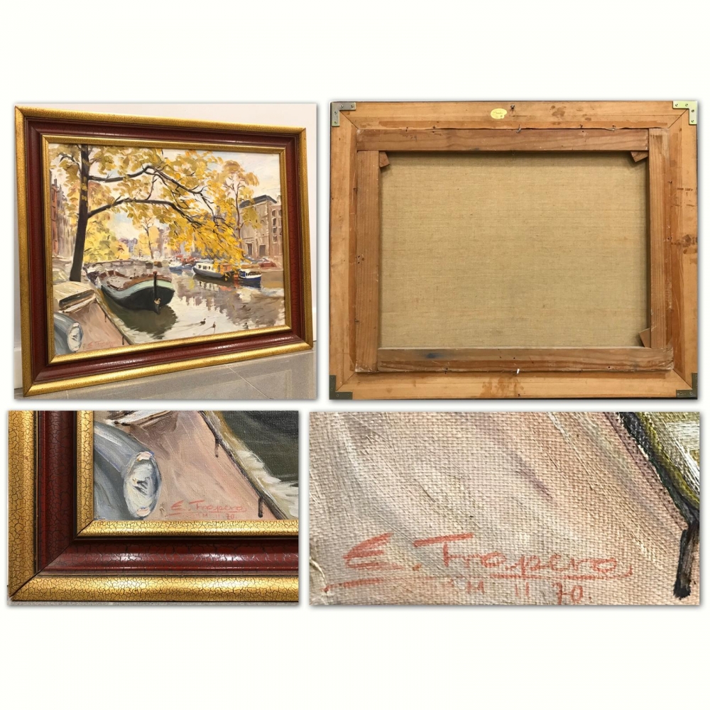“Vista de Canal Parisino”, Enric Trapero Ballestero, 1970