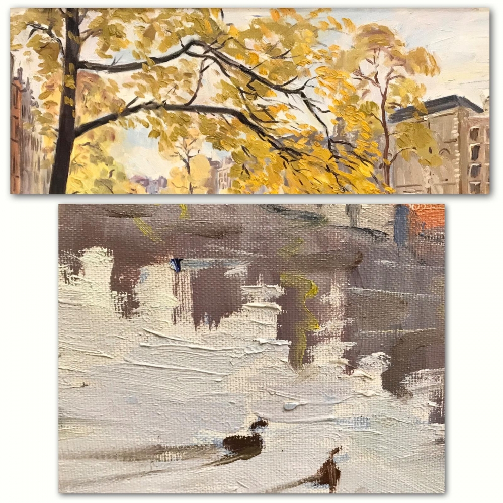 “Vista de Canal Parisino”, Enric Trapero Ballestero, 1970