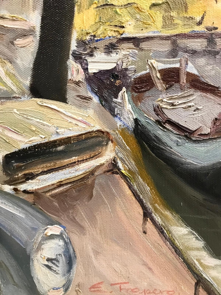 “Vista de Canal Parisino”, Enric Trapero Ballestero, 1970