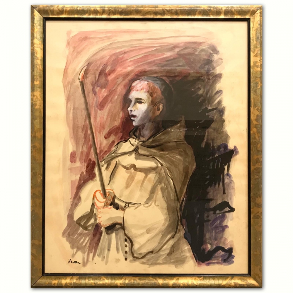 \"Étude de Moine\", Jean Pastore (1941-2019), años 60-70 del siglo XX