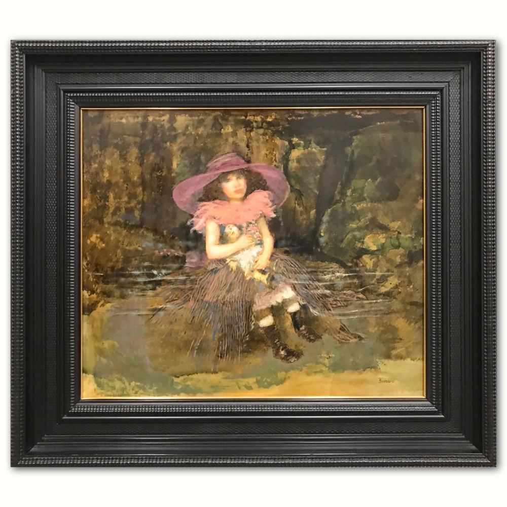 “Muchacha con Muñeca”, Juan Rodríguez Borobio (1936-?), segunda mitad del siglo XX