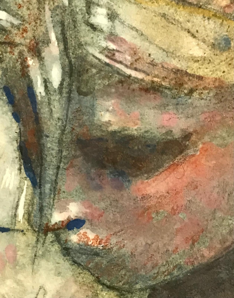 ”Desnudo Femenino en Baño”, Juan Rodríguez Borobio (1936-?), segunda mitad del siglo XX