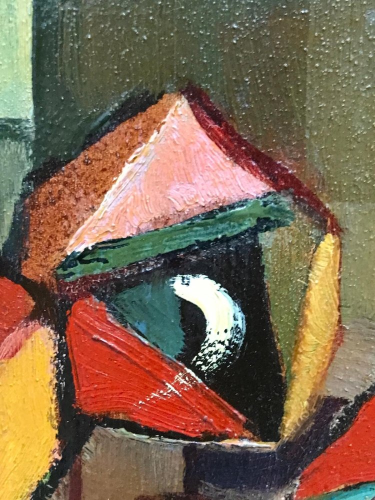 ”Bodegón de las Rosas a Ojos del Buen Cubero”, Juan Gallego Pinazo (ca.1920), 1984