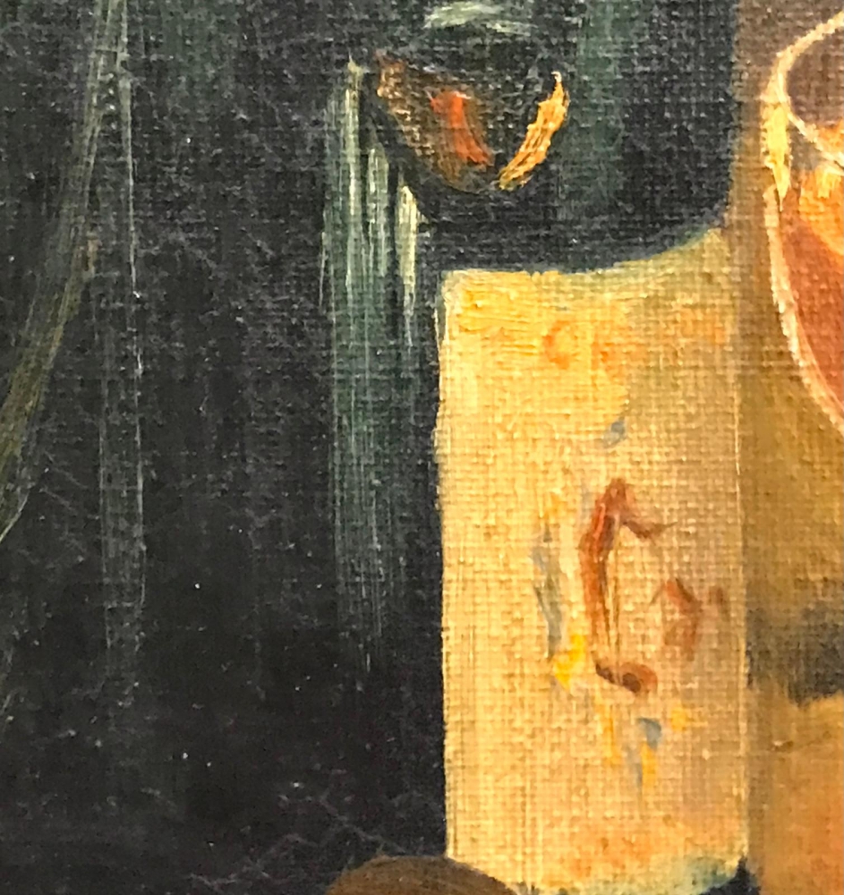 \"Bodegón con Champagne, Copa y Frutas\" y \"Bodegón con Licor Perelló, Cigarrillos y Cenicero\", Ramon Lluís Monllaó (1928–2013), mediados del siglo XX