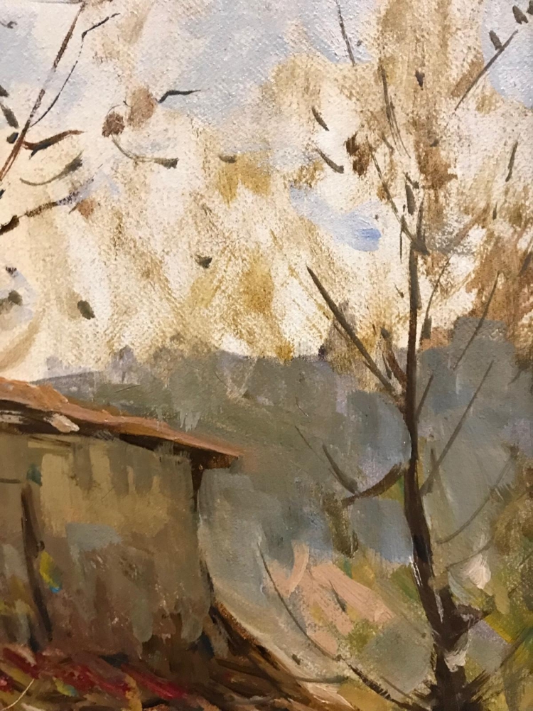 \"Casolari nella Campagna Toscana\", Graziano Marsili (1929-2026), años 70 del siglo XX