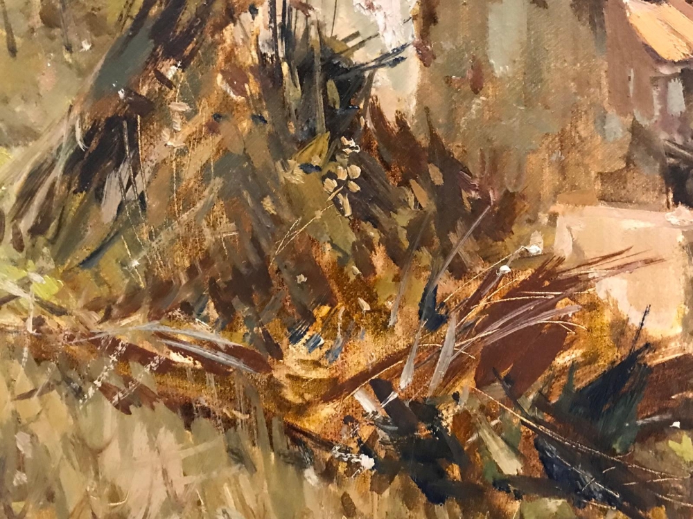 \"Casolari nella Campagna Toscana\", Graziano Marsili (1929-2026), años 70 del siglo XX