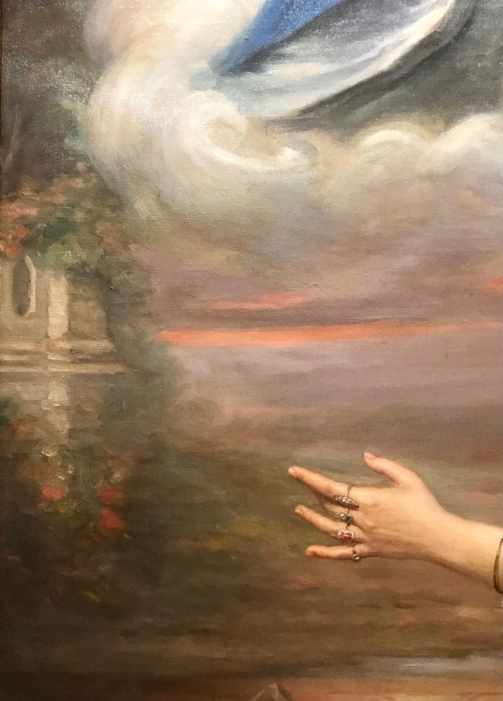 “Aparición de la Virgen”, Emile van de Winckel (1879-1953), 1920