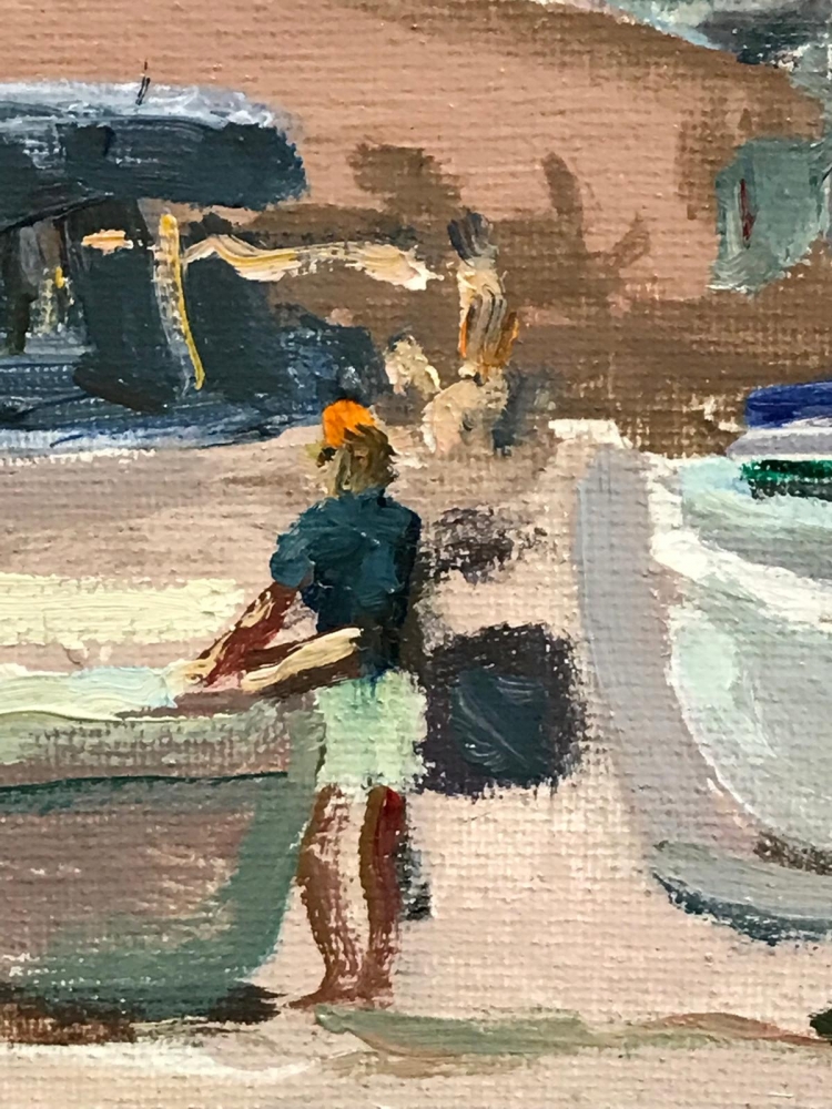”Calella de Palafrugell”, Enric Trapero Ballestero, años 60-70 del siglo XX