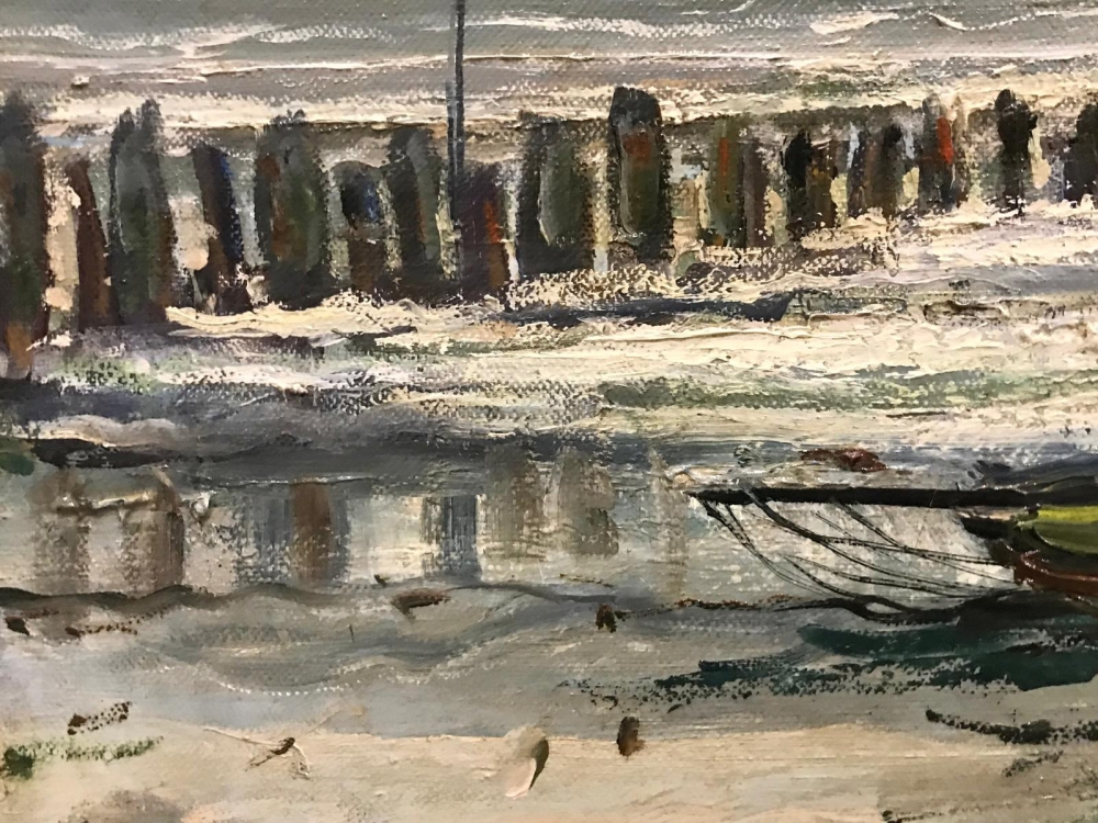 \"Winterse Zee aan de Nederlandse Kust\", Gerrit Marré (1904-1986), años 40-50 del siglo XX