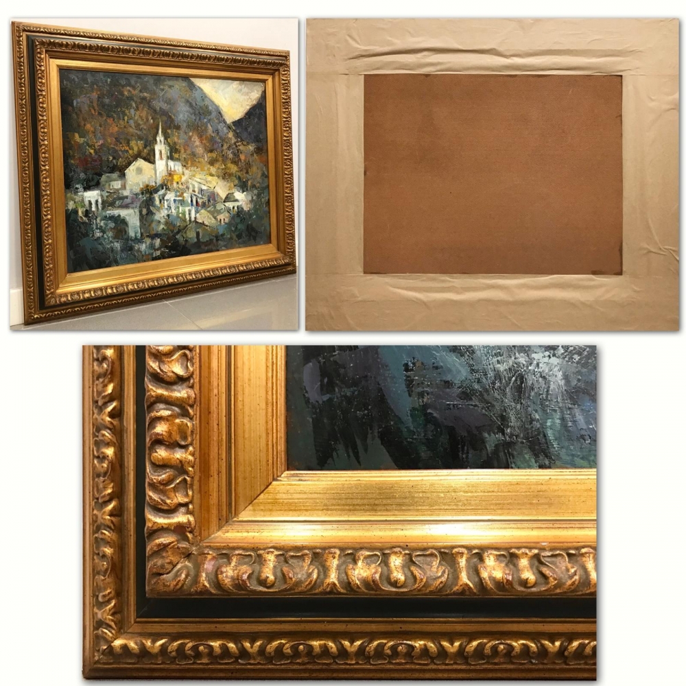 ”Paisaje Andaluz con Valle”, escuela española, años 80-90 del siglo XX