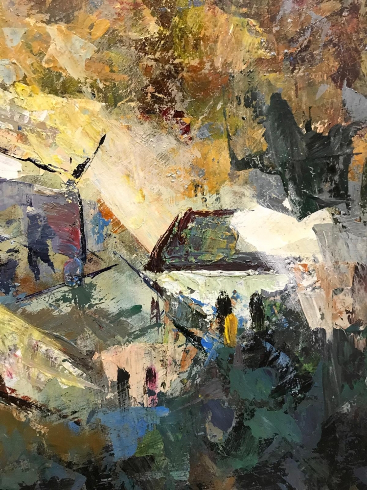 ”Paisaje Andaluz con Valle”, escuela española, años 80-90 del siglo XX