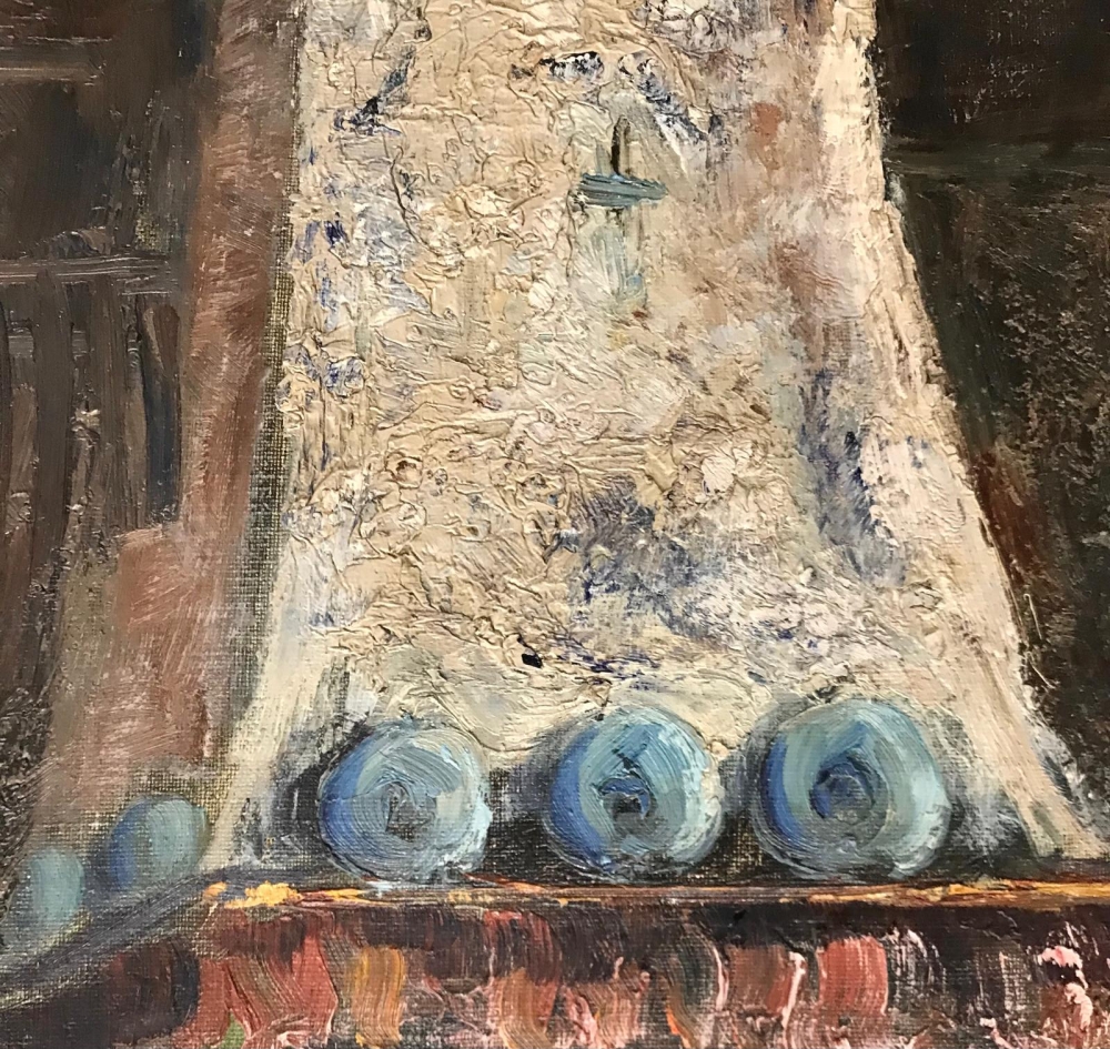 \"Bij de Haard\", Adrianus Petrus Johannes Sibens (1906-1964), años 40 del siglo XX
