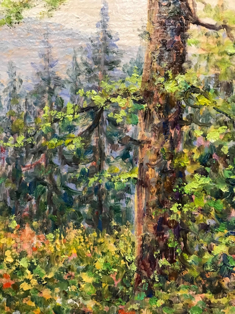 ”Paesaggio di Primavera nel Bosco”, M. Fontana, años 80-90 del siglo XX 