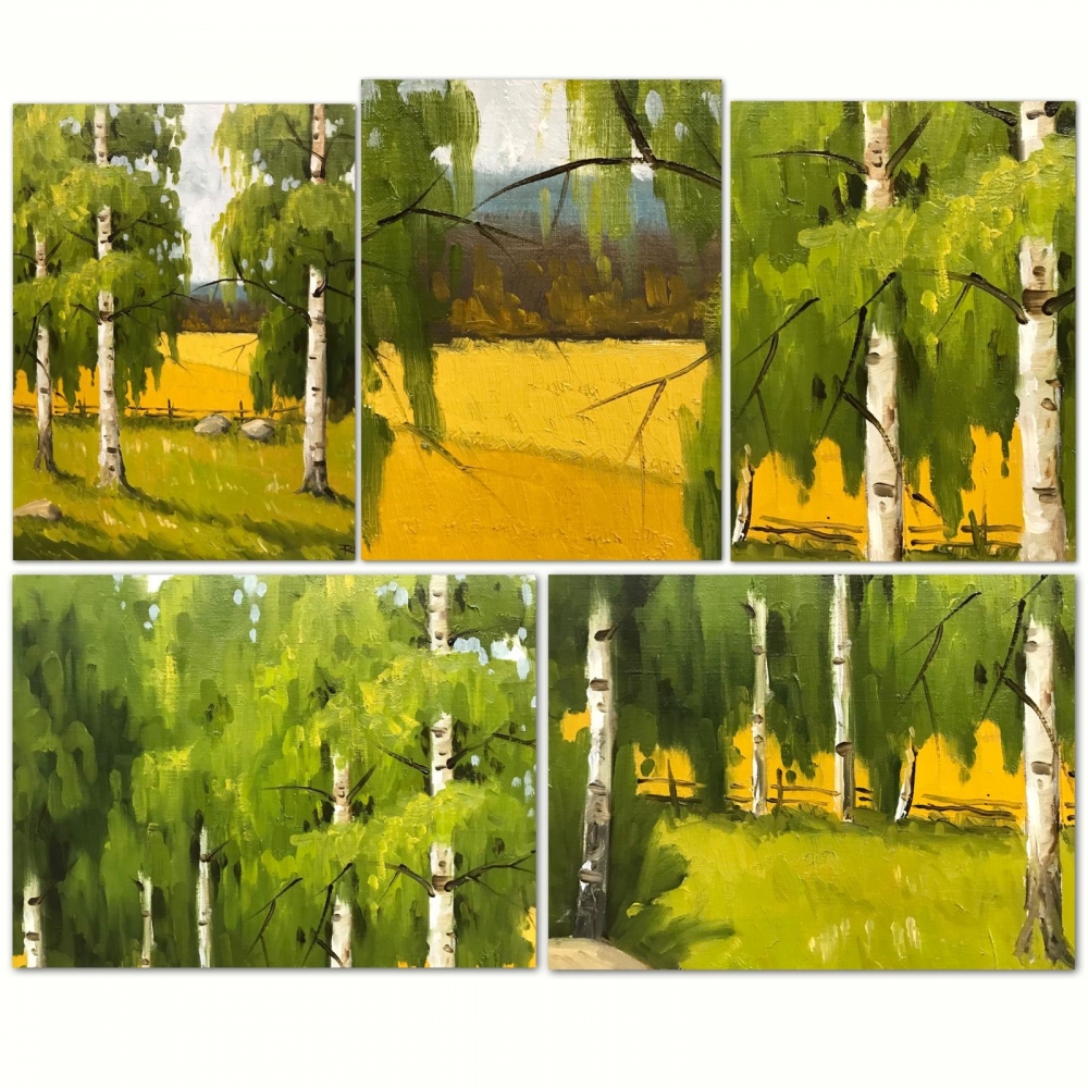 \"Tres Paisajes Finlandeses\", T.Hiltunen y Rauno Viitanen, 1970,1986 y 1987