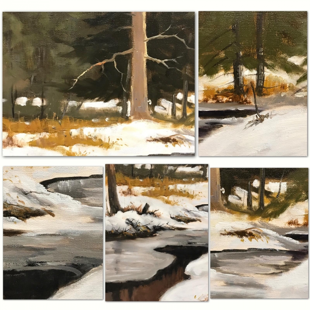 \"Tres Paisajes Finlandeses\", T.Hiltunen y Rauno Viitanen, 1970,1986 y 1987