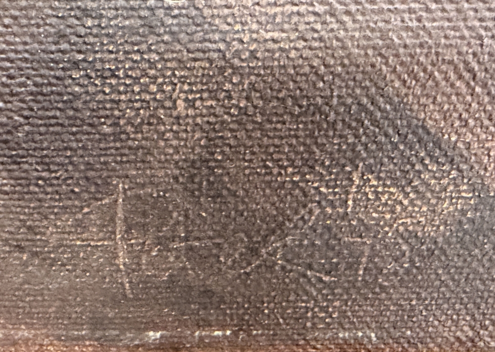  Peter Harskamp, óleo sobre lienzo, firmado y fechado en 1975