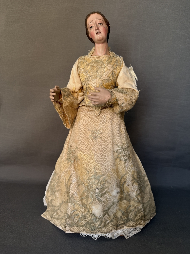 Talla de Virgen Dolorosa de vestir, escuela andaluza, siglo XVIII