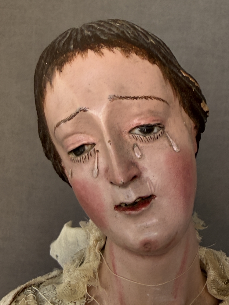 Talla de Virgen Dolorosa de vestir, escuela andaluza, siglo XVIII