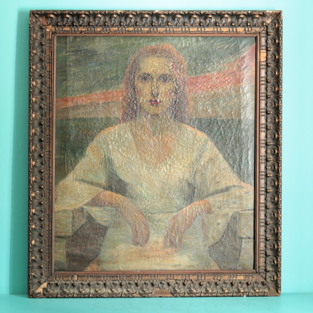 Rafael Borella, La Esfinge, óleo sobre lienzo, primera mitad del siglo XX