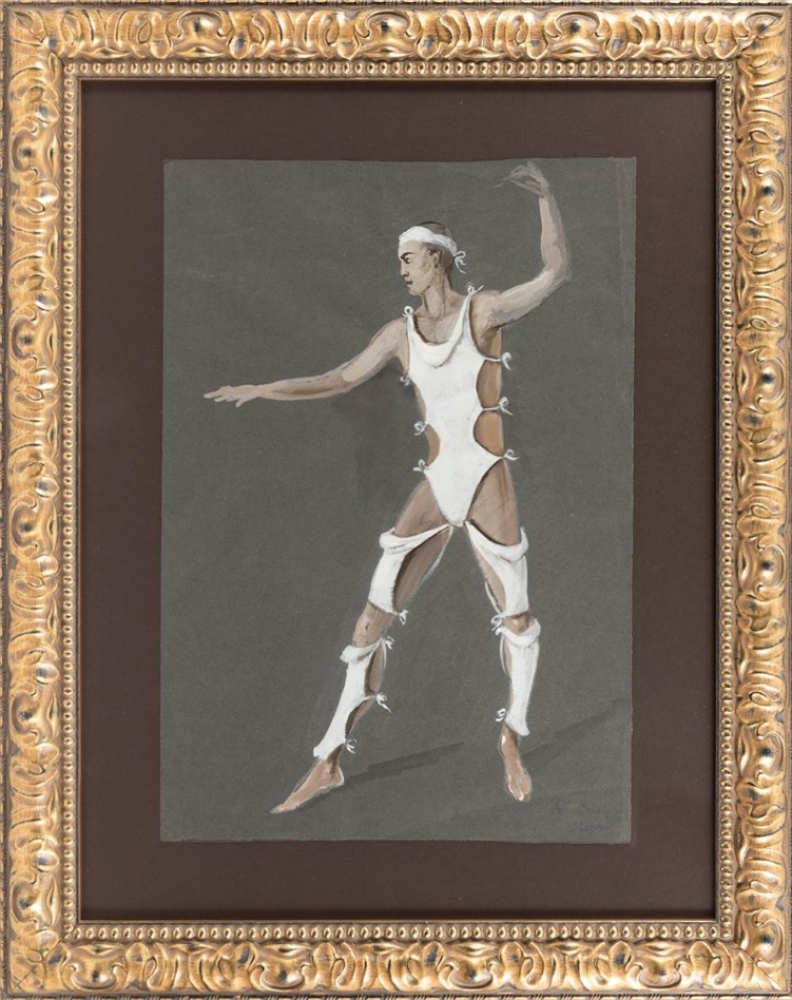 Stanislao Lepri, Gouache y acuarela sobre papel