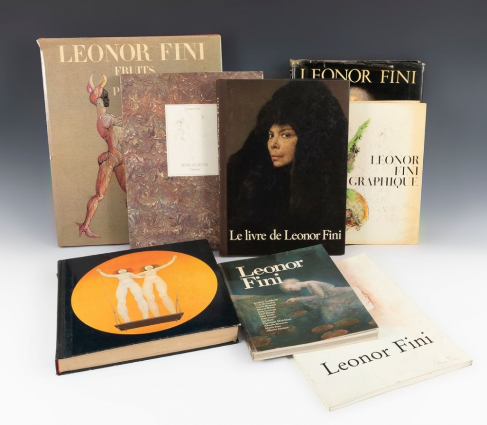 Leonor Fini, libros firmados y/o dedicados