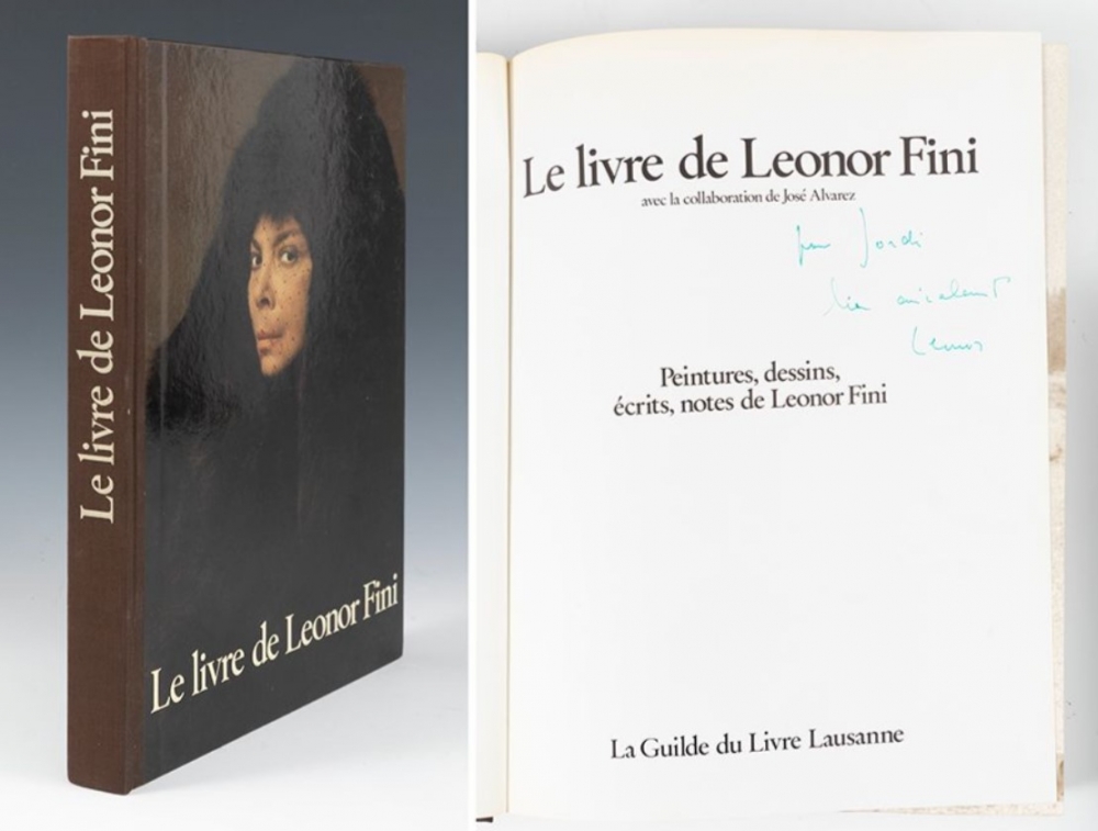 Leonor Fini, libros firmados y/o dedicados