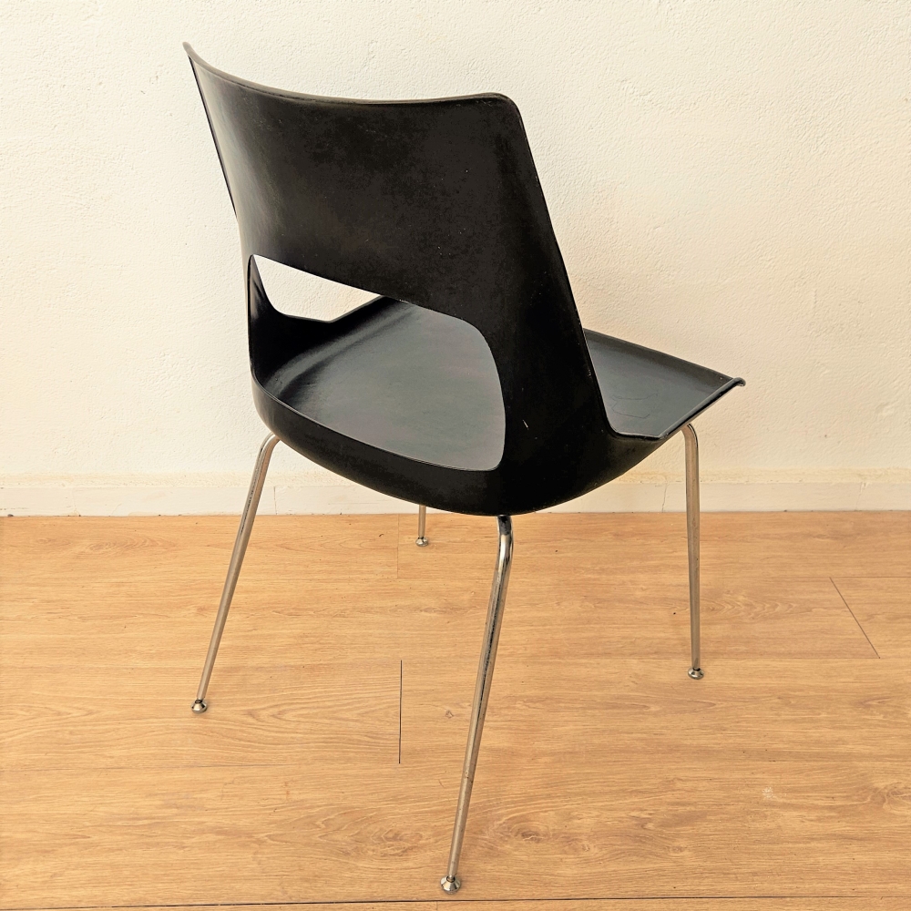 Cuatro sillas mid century de Kay Korbing para Fibrex, Dinamarca, 1960 - 1965