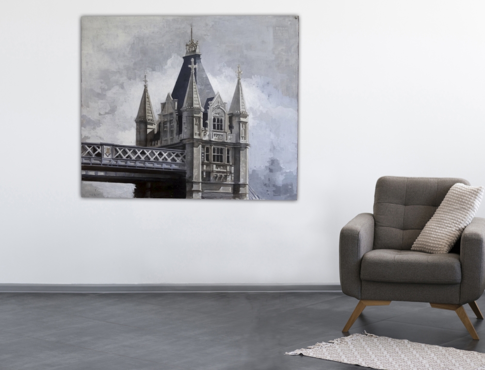 Miguel Vivo, pintura, paisaje urbano, Torre de Londres