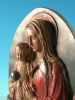 Virgen con niño, relieve de gran tamaño para colgar, estuco, Alemania, 1900