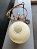 Lámpara de mesa, cesta, diseño de Miguel Mila, años 60