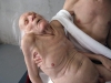 Escultura hiperrealista piedad contemporánea desnudo, Sam Jinks