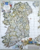 Irlanda, mapa raro y de gran tamaño, N. Visscher, 1690, Hibernae Regnum…