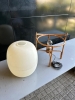 Lámpara de mesa, cesta, diseño de Miguel Mila, años 60