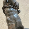 Figura de pared de gran tamaño de Jesucristo de estaño, 1880 - 1900