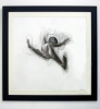Jon Ander del Arco, pintura contemporánea, personaje saltando, 2004