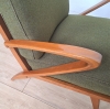 Dos sillones de madera curvada de 1940, fabricado por Guglielmo Ulrich para C.W.K. Möbel