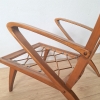 Dos sillones de madera curvada de 1940, fabricado por Guglielmo Ulrich para C.W.K. Möbel