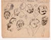 Tristan Tzara, dibujo y texto originales, 1925