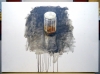 Pintura bodegón realista con bote de cristal Alessandro Taiana