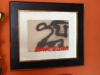 Antoni Tápies, grabado serigrafía sobre cartón, Barcelona, años 80