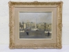Rafael Durancamps, Plaza Concordia en París, óleo sobre tela