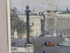 Rafael Durancamps, Plaza Concordia en París, óleo sobre tela