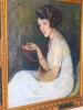 Óleo sobre tela, por José Mongrell Torrent, 1924
