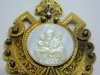 Colgante religioso, oro de 14k