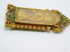 Colgante modernista con camafeo y oro 14k