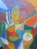 Elisabeth Ronget, óleo sobre tela
