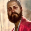 Jesús Herrera Martínez, pintura contemporánea, escena bíblica, pan de oro,  2005