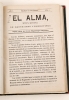 El Alma, Círculo Magnetológio Espiritista de Madrid, Completo (19 núm.), 1869 y 1870