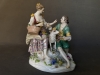 Meissen, grupo de pastores, Michel Victor Acier, porcelana, ca. 1860–1890