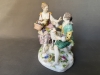 Meissen, grupo de pastores, Michel Victor Acier, porcelana, ca. 1860–1890